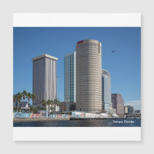 Tampa Florida Downtown Buildings Magnet