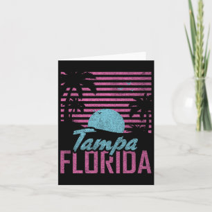 Tampa Florida Fl Citrus State Miami Vibes Beach Va Card
