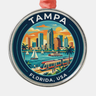 Tampa, Florida Florida Metal Ornament
