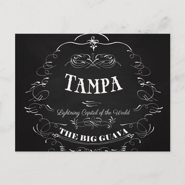 Tampa. Florida - Lightning Capital of the World Postcard (Front)