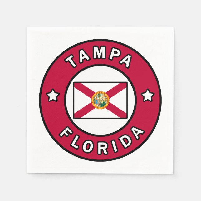 Tampa Florida Napkin (Front)