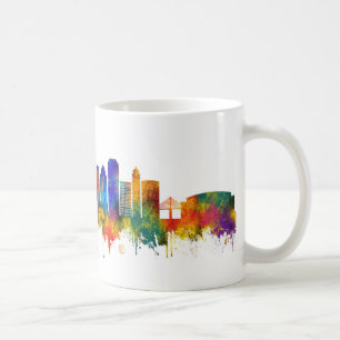 Tampa Florida Skyline Coffee Mug
