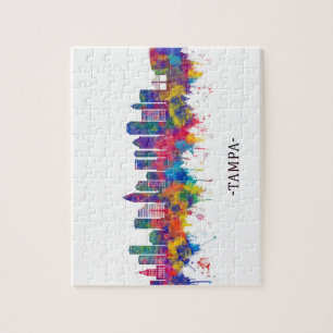 Tampa Florida Skyline Jigsaw Puzzle