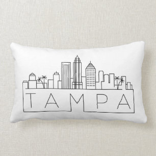 Tampa, Florida Skyline Lumbar Pillow