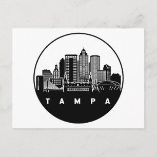 Tampa Florida Skyline Postcard