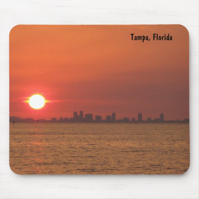 Tampa, Florida Sunset Mousepad (Front)