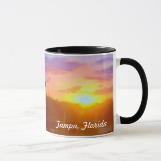 Tampa Florida Sunset mug
