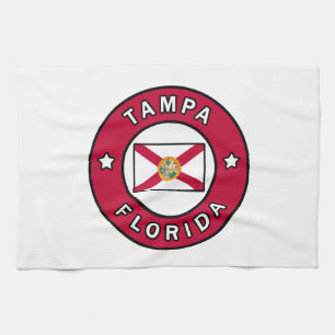 Tampa Florida Tea Towel