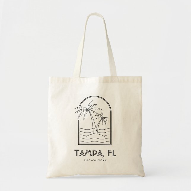 Tampa Florida Trade Show Event Conference Welcome Tote Bag (Front)