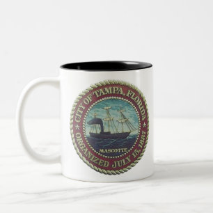 Tampa Florida Two-Tone Coffee Mug