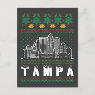 Tampa Florida Ugly Christmas Postcard