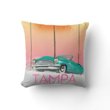 Tampa Florida Vintage style travel poster