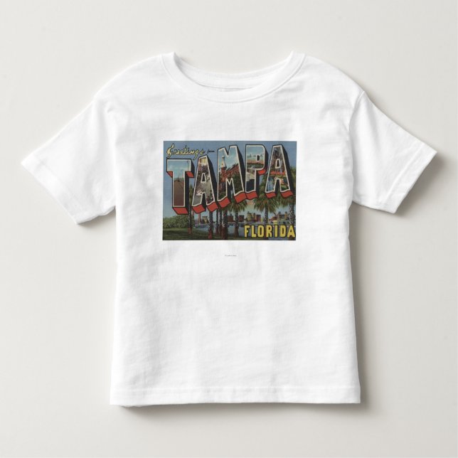 Tampa, FloridaLarge Letter ScenesTampa, FL Toddler T-Shirt (Front)