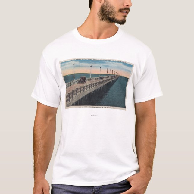 Tampa, FloridaView of Gandy BridgeTampa, FL T-Shirt (Front)