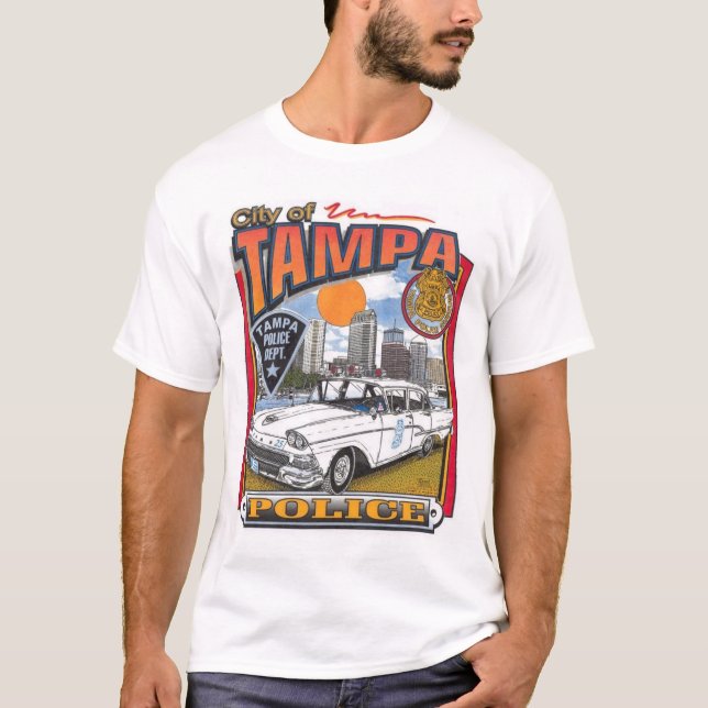 Tampa Police Department Vintage T-Shirt (Front)