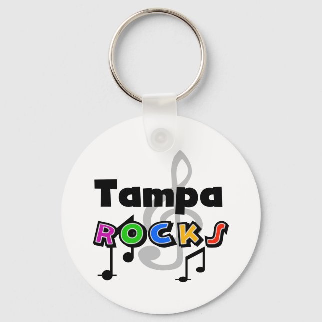 Tampa Rocks Key Ring (Front)