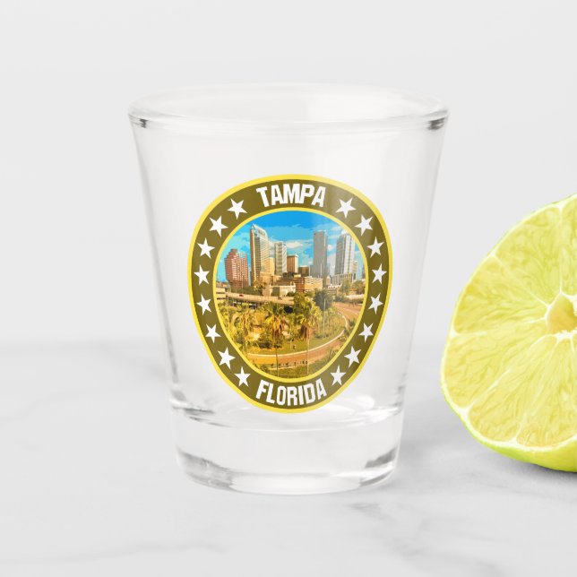 Tampa                                              shot glass (Front)