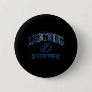 Tampa Y Lightning Vintage Hockey Gray Officially L 6 Cm Round Badge