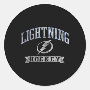 Tampa Y Lightning Vintage Hockey Officially Licens Classic Round Sticker