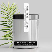 Tamper-Proof Black and White Candle Product Label