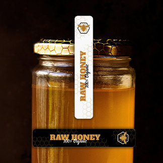 Tamper-Proof Modern Honey Product Label Packaging