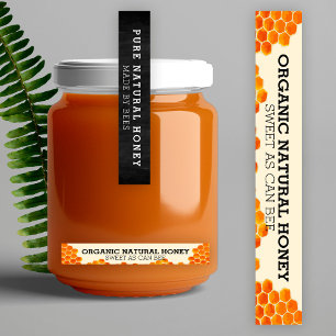 Tamper-Proof Modern Honey Product Label Packaging
