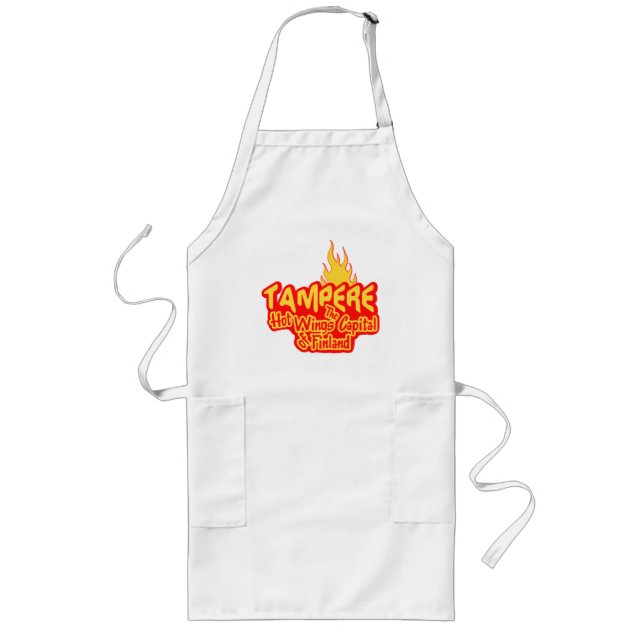 Tampere Hot Wings apron - choose style & colour (Front)