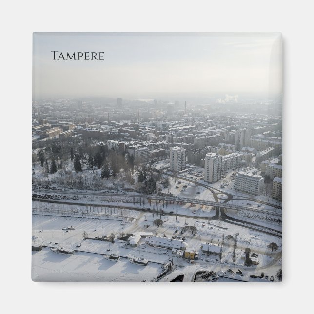 Tampere in Winter Magnet (Front)