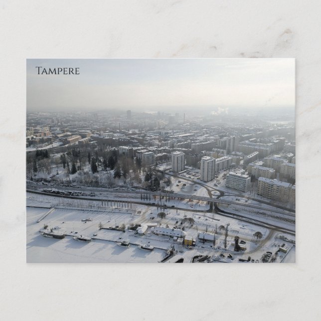 Tampere in Winter Postcard (Front)