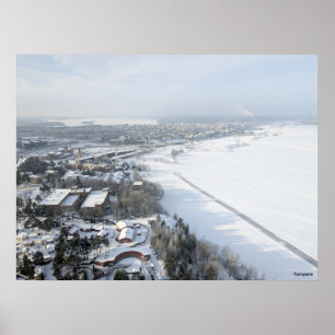 Tampere in Winter Poster