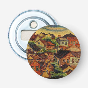 Tamsui & Chen Cheng-Po /Taiwan vintage art party Bottle Opener