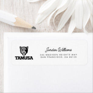 TAMUSA Jaguars Return Address Label