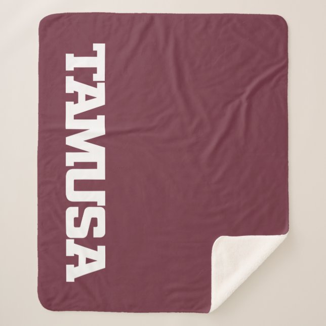 TAMUSA SHERPA BLANKET (Front)