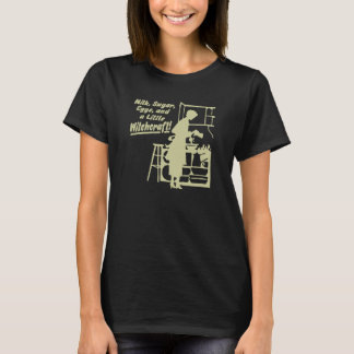 Tan "A LITTLE WITCHCRAFT" Womens T-Shirt
