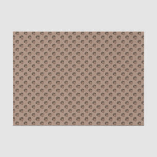 Tan Acorn Patterned Tissue Paper