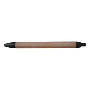 Tan Alligator Texture Print Black Ink Pen