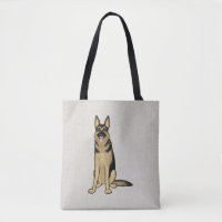 Tan and Black Cute German Shepherd Dog GSD