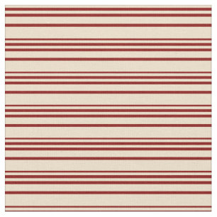 Tan and Maroon Pattern Fabric