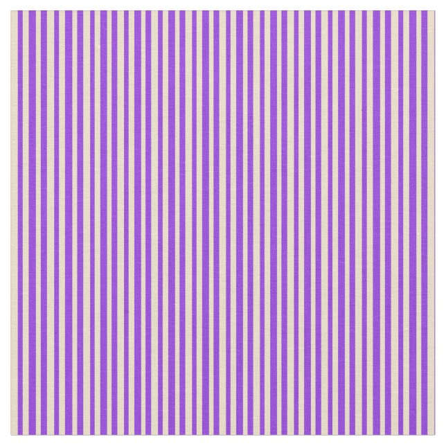 Tan and Purple Lines Fabric (Close Up)