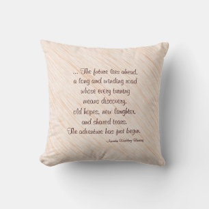 Tan Apache Blessing Wedding Decorative Cushion