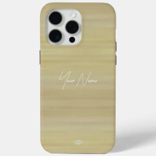 Tan Beige Watercolor Look Cell Phone Case