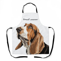 Tan Black and White Basset Hound Lovers 