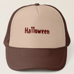 Tan-Brown Handsome scary Witch night Halloween-Cap Trucker Hat