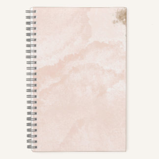 Tan & Brown Splatter Notebook