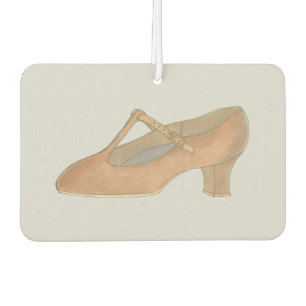 Tan Character Dance Shoe Musical Theatre Teacher Car Air Freshener