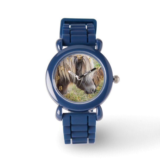Tan Coloured Shetland Pony, Watch (Front)