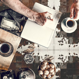 Tan Cowhide Patchwork Print Tablecloth