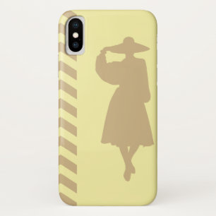 Tan Cream Neutral Chevrons Fashion iPhone X Case