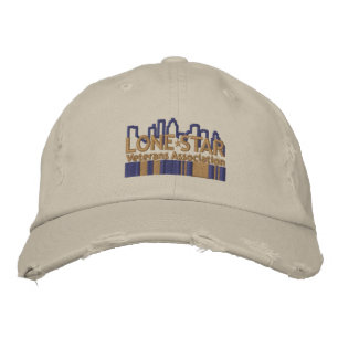 Tan Distressed Logo Hat