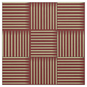 Tan Drum Stick Crosshatch Fabric